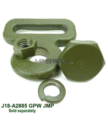 Cast door bracket with bolt